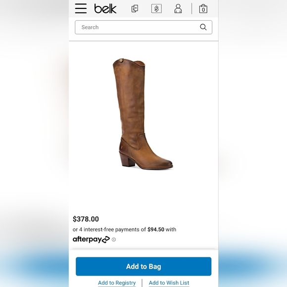 FRYE Jolene Pull On BOOTS , leather, color: almond.   *NEVER WORN - Picture 7 of 8